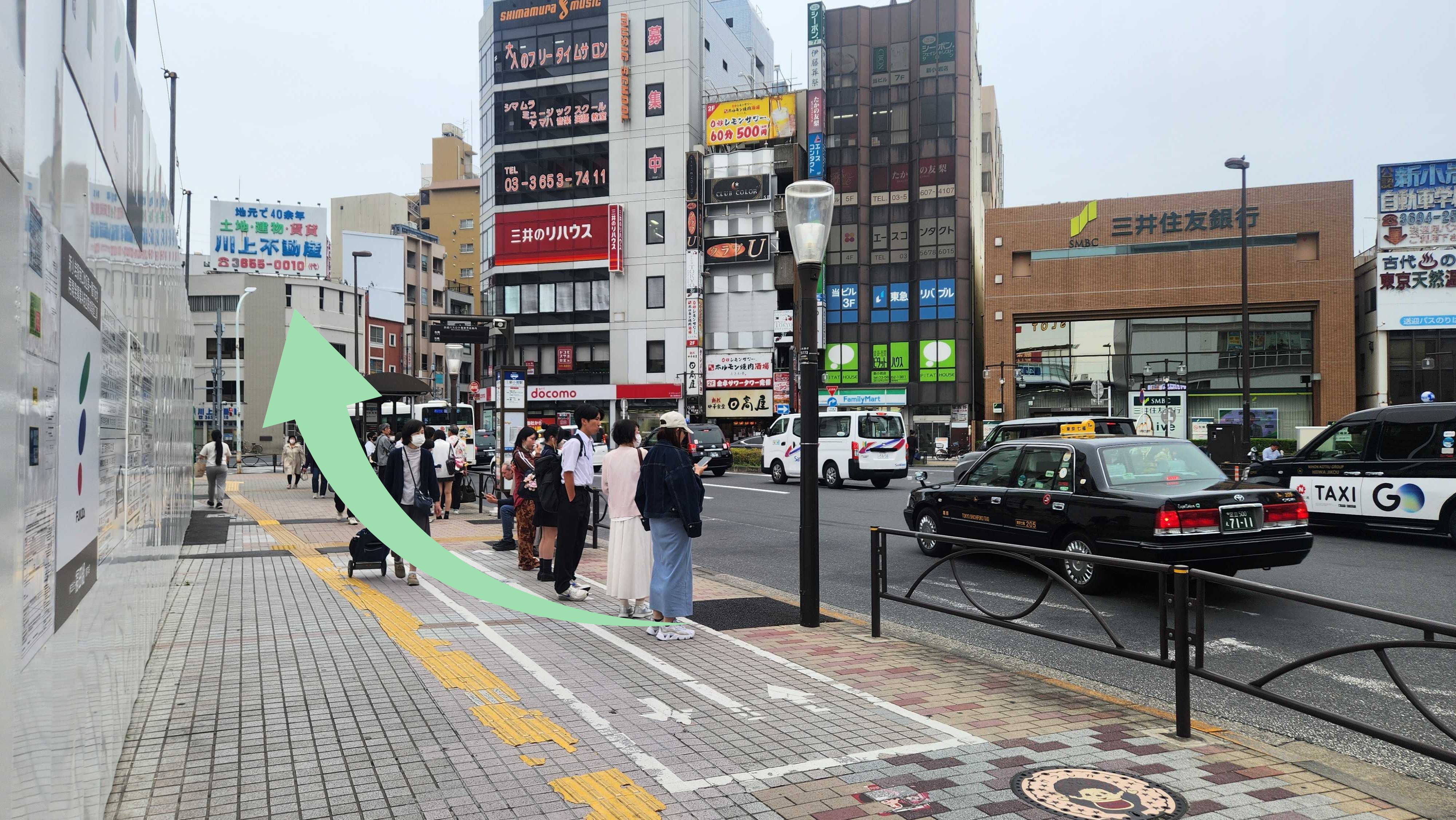 新小岩駅からWELL PILATES（ウェル・ピラティス）新小岩店へのアクセス画像4